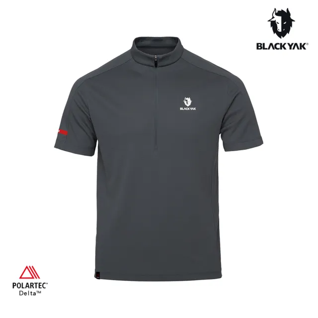 【BLACKYAK】男 POLARTEC DELTA涼感短袖半開襟(三色)戶外登山 透氣 防紫外線 吸濕快乾｜FB1MC801