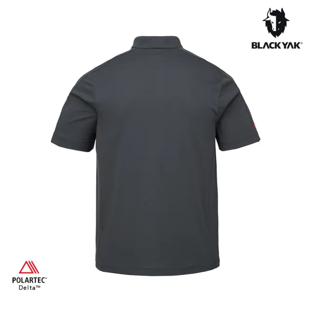 【BLACKYAK】男 POLARTEC DELTA涼感短袖半開襟(三色)戶外登山 透氣 防紫外線 吸濕快乾｜FB1MC801