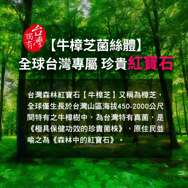 【葡萄王】樟芝王菌絲體膠囊x4瓶 共400粒(樟芝多醣9% 牛樟芝)