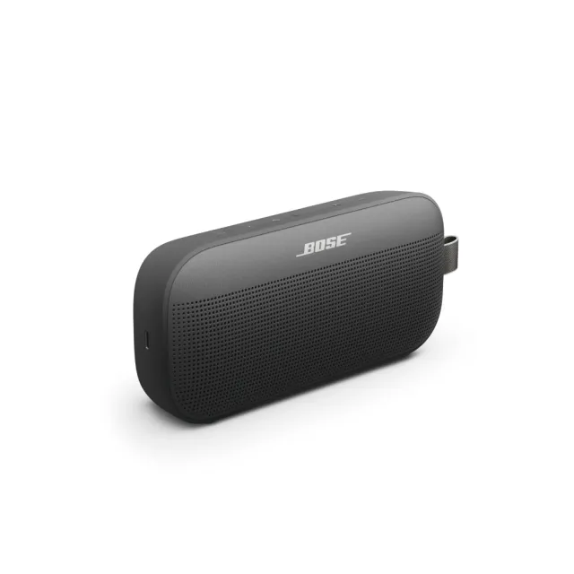 【BOSE】Soundlink Flex Ⅱ 防水防塵IP67 織帶掛環輕巧可攜式藍牙揚聲器 黑色(第二代)