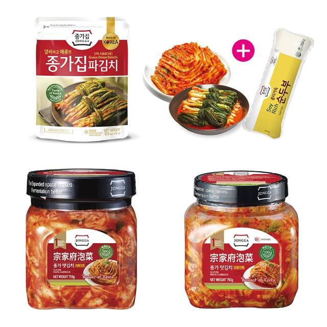 【宗家府】Kimchi人氣商品任選3件組(贈豆腐)