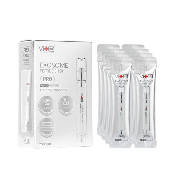 【Swissvita 薇佳】超波肽外泌體藻針精華乳PRO 2ml*8pcs(撫平細紋 細緻毛孔 抗老化)