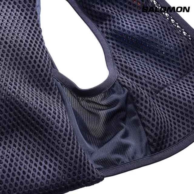 【salomon】ACTIVE SKIN 4 GRVL 水袋背包組 海軍藍