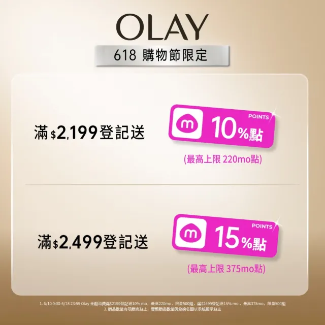 【OLAY 歐蕾】獨家★胜肽超紅瓶超值組買1送2★緊緻「滋潤」乳霜50g(贈乳霜17g*2★2天淡紋)