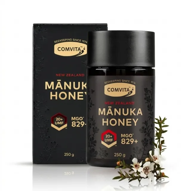 【Comvita 康維他】UMF20+麥蘆卡蜂蜜 250g(紐西蘭官方FernMark銀蕨品質認證)