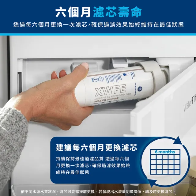 【GE 奇異】冰箱淨水濾心三支組(XWFE)
