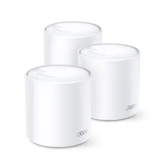 【TP-Link】Wi-Fi 6 AX5400 雙頻6串流 Gigabit 真Mesh 無線路由器 分享器(透天厝首選/Deco X60 三入組)
