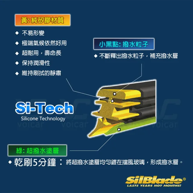 【SilBlade】特斯拉TESLA Model 3 / Model Y 25年  / Model X / Plaid(Flex 軟骨超撥水矽膠雨刷)