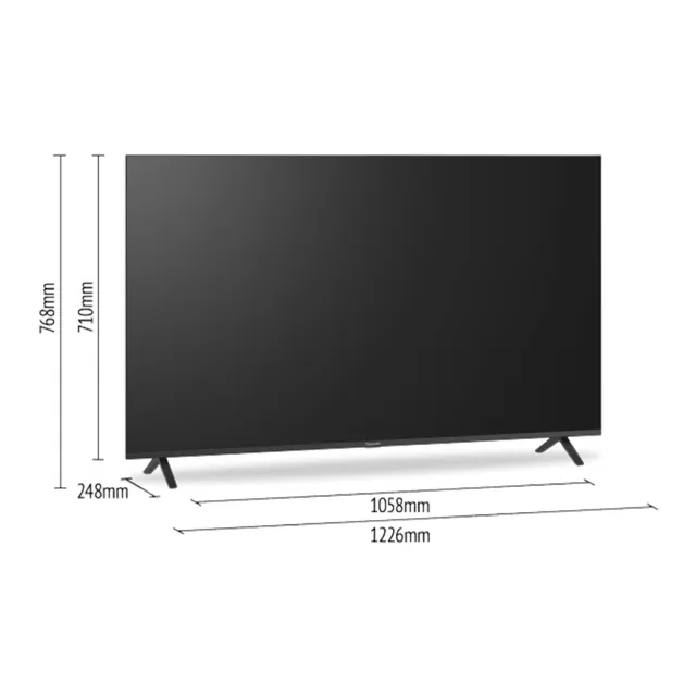 【Panasonic 國際牌】55型4K HDR Google TV聯網顯示器_無視訊盒_送壁掛安裝(TN-55W70BGT)