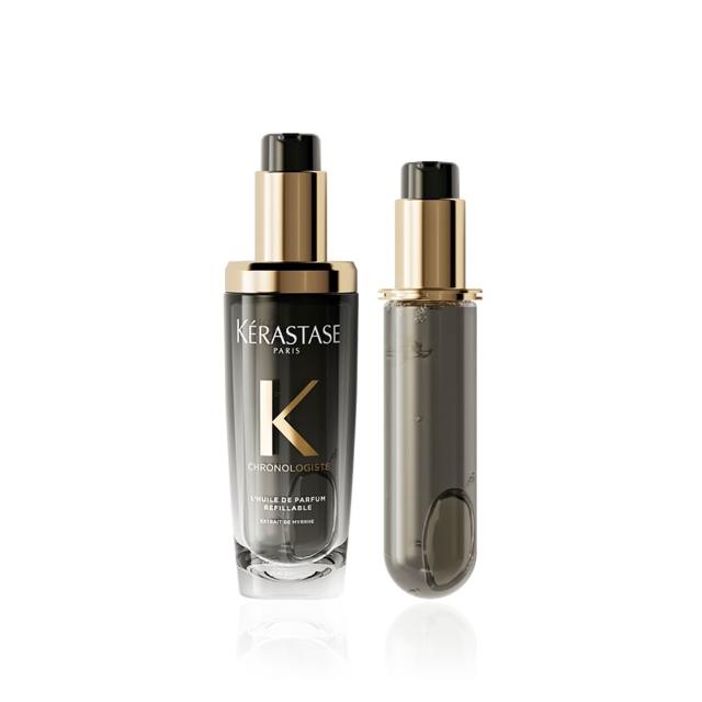 【KERASTASE 巴黎卡詩】黑鑽極萃逆時玫瑰香氛露75ml(新升級/護髮油)