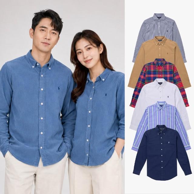 【RALPH LAUREN】RL POLO 經典刺繡小馬長袖襯衫 上衣-多色選(CLASSIC FIT/平輸品)