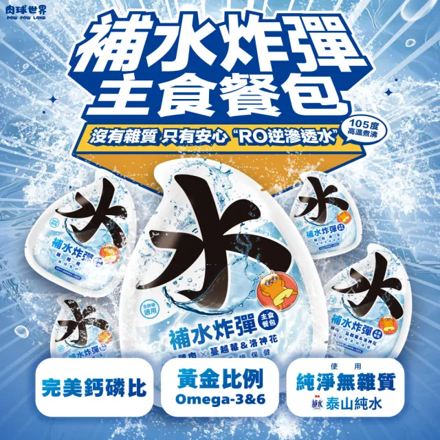 【PAW PAW LAND 肉球世界】補水炸彈主食餐包45g×20入(貓咪主食餐包)