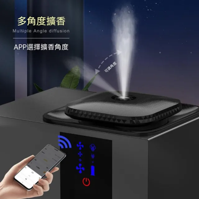 YIZ藝匠 擴香機 酒店香氛機 智能噴香機 A1000(覆蓋1000㎡ 渦輪增壓風扇 800ml大容量 磁吸防盜鎖)