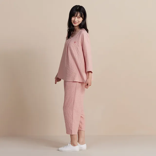 【YVONNE 以旺傢飾】雙層紗九分褲-薔薇粉