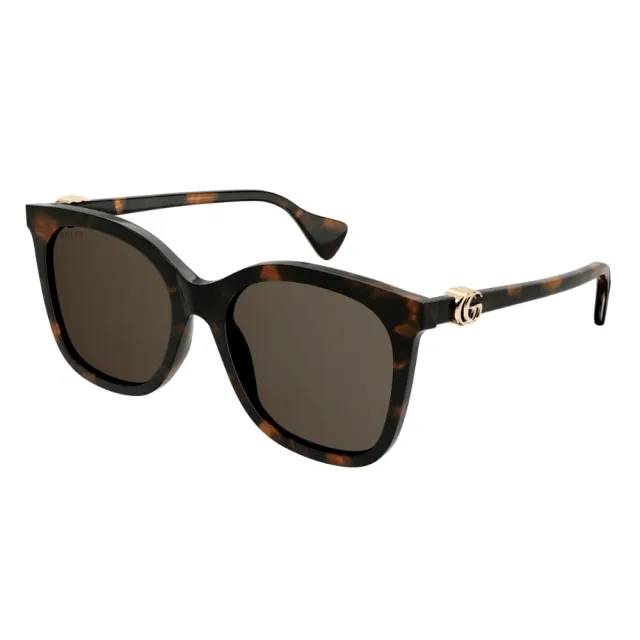 【GUCCI 古馳】雙G LOGO 經典膠框太陽眼鏡組合(禮物／送禮首選 GG1071S、GG1072SA、GG1073SK)