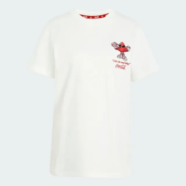【adidas 愛迪達】Gfx Trefi Tee 女 T恤 運動上衣 休閒短袖 白 亞版 球衣(KY7572)