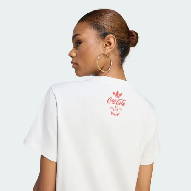 【adidas 愛迪達】Gfx Trefi Tee 女 T恤 運動上衣 休閒短袖 白 亞版 球衣(KY7572)