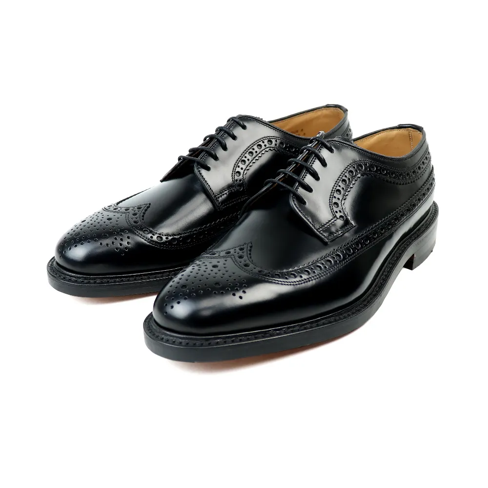 【Loake】經典雕花紳士德比鞋 黑色(LK055-BL)