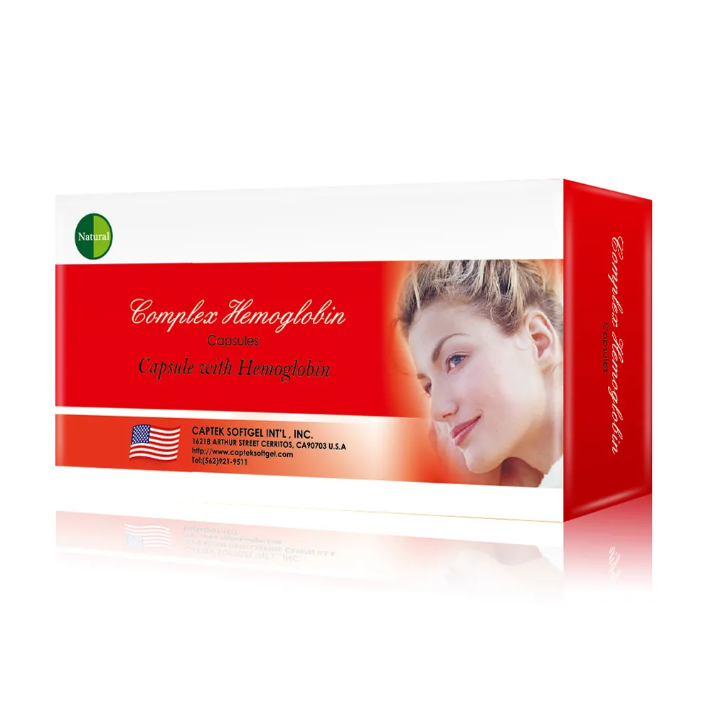 【Natural D】美國Natural D血紅素煥采紅顏組(30粒*6盒)