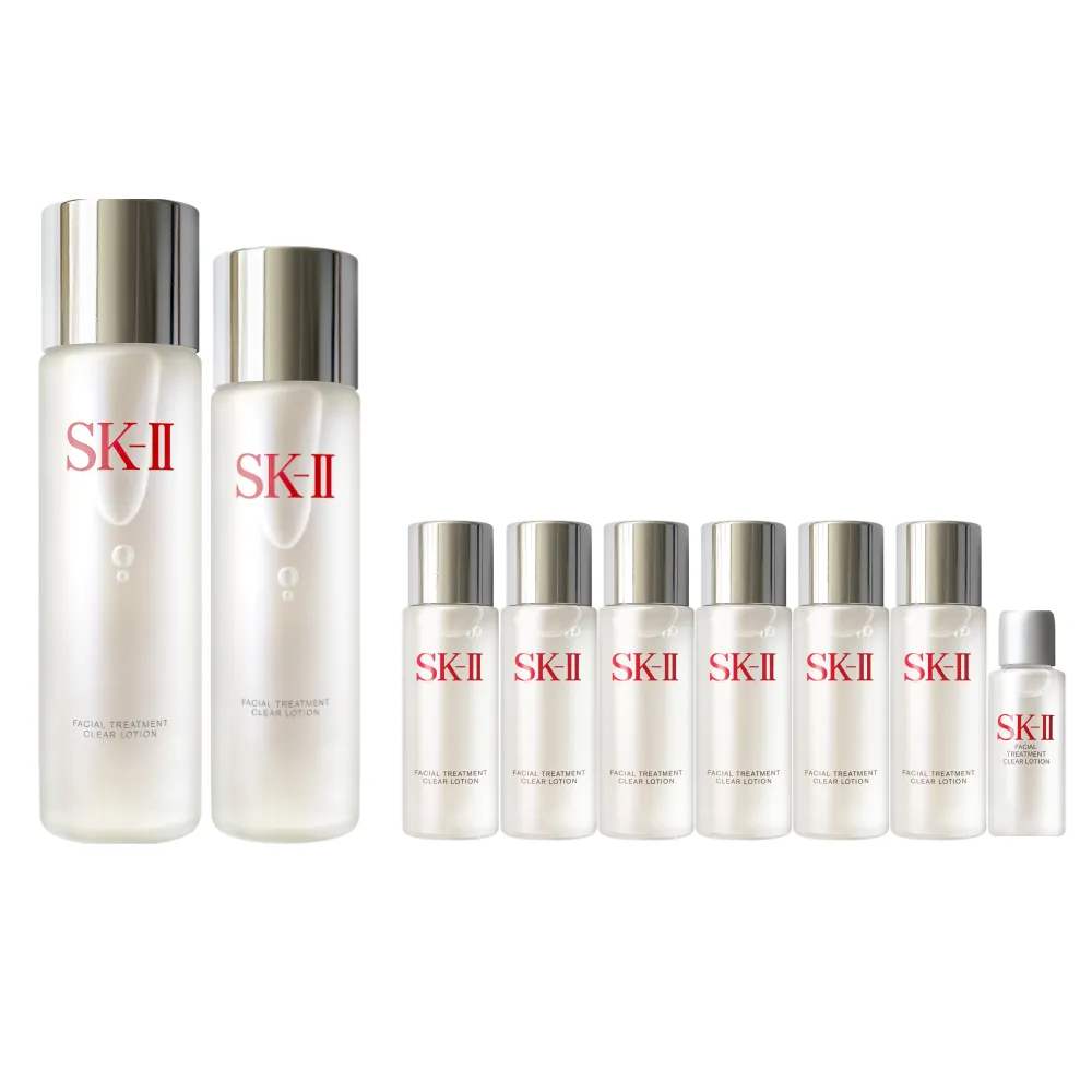 【SK-II】官方直營 亮采雙重禮盒組(亮采化粧水230ml+160ml/保濕/化妝水套組)