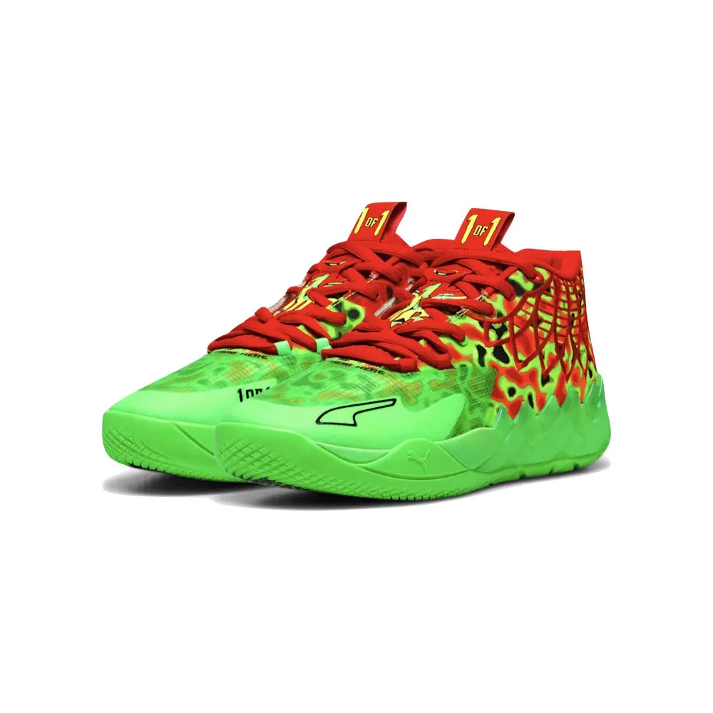【PUMA】Puma LaMelo Ball MB.01 籃球鞋 螢光紅綠 310508-01(運動鞋 男鞋)