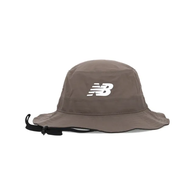 【NEW BALANCE】Hat 咖色 Logo 登山 遮陽 運動 休閒 漁夫帽 帽子 AC40214ABP