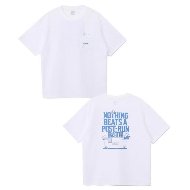 【CHUMS】CHUMS 休閒 CD Post-Run Bath Pocket T-Shirt短袖上衣 白色 男 (CH012758W001)