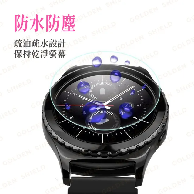 【GOLDEN SHIELD】Garmin Forerunner 165 955 255 玻璃貼 滿版秒貼 貼膜神器 螢幕貼 專用 手錶 抗刮