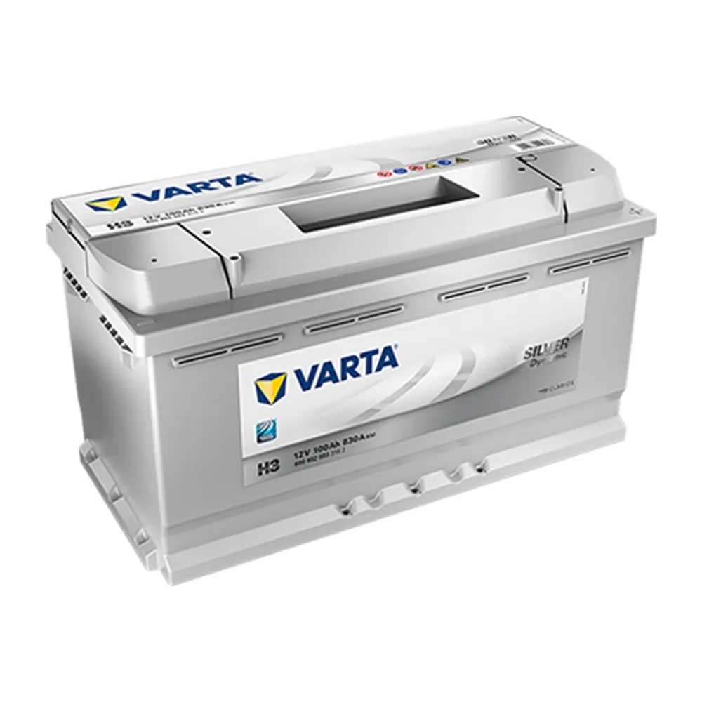 【VARTA 華達】H3 100AH 銀色動力 汽車電瓶 LN5 60044(德國進口歐洲製造)