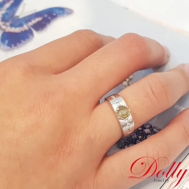 【DOLLY】14K金 金綠玉貓眼鑽石戒指 高級訂製珠寶 奢華質感 浪漫送禮