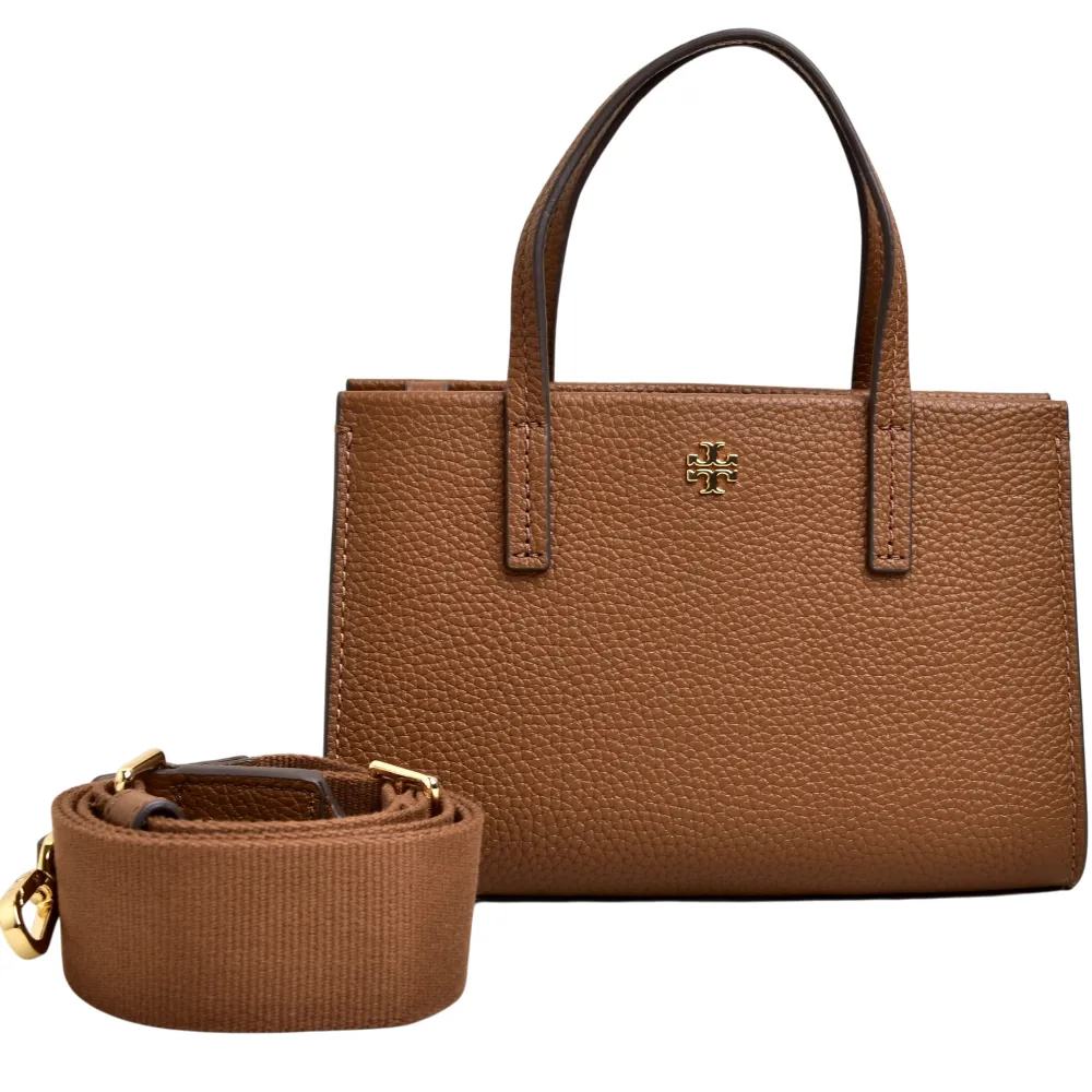 【TORY BURCH】TB BLAKE MINI TOTE荔枝紋皮革手提斜背包(多色任選)