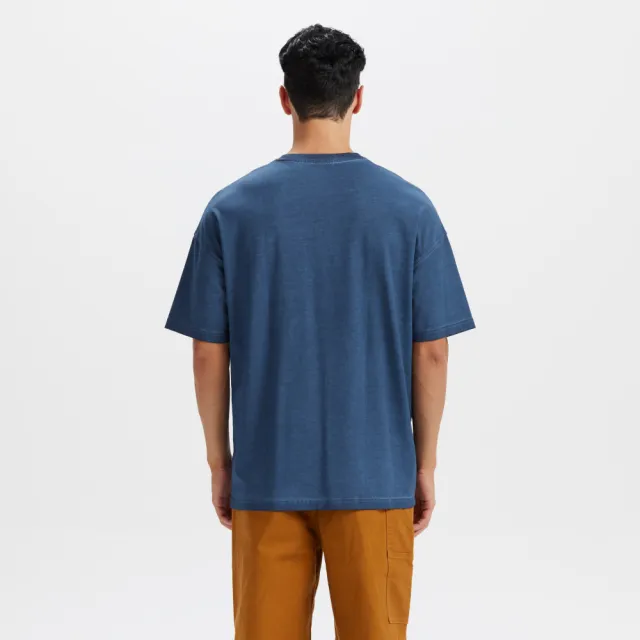 【LEVIS】男款 舒適短袖 刺繡設計 LOGO Tee 短袖 上衣 熱賣單品 003N6-0000