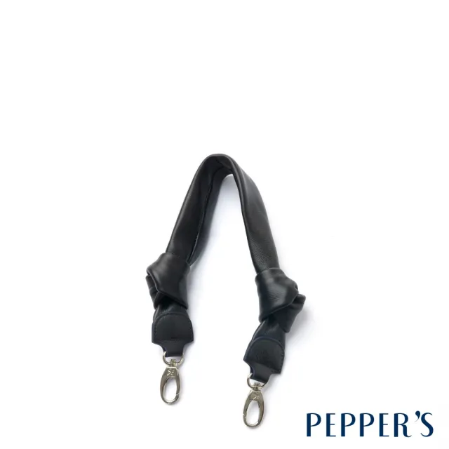 【PEPPER’S】雙11 CUBE 真皮綁結短背帶 - 摩卡棕/簡約黑/月光灰