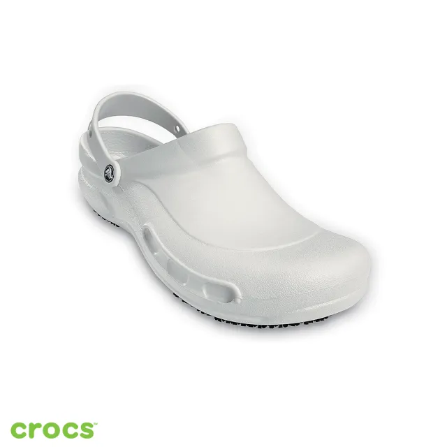 【Crocs】中性鞋 經典 廚師鞋 白色(10075-100)