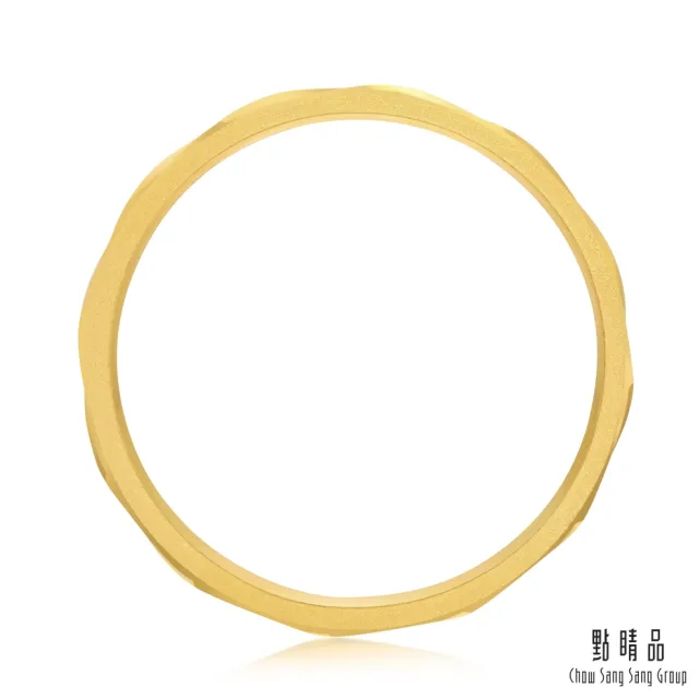 【點睛品】義式風車紋 黃金戒指/尾戒_計價黃金(港圍08)