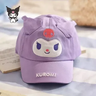 【SANRIO 三麗鷗】正版授權夏季兒童立體造型透氣涼爽親膚防曬棒球帽凱蒂貓帕恰狗美樂蒂酷洛
