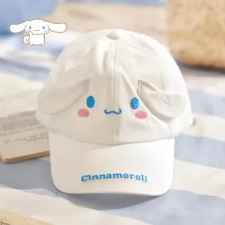 【SANRIO 三麗鷗】正版授權夏季兒童立體造型透氣涼爽親膚防曬棒球帽凱蒂貓帕恰狗美樂蒂酷洛