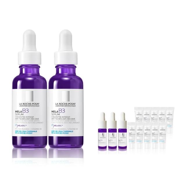 【理膚寶水】獨家限定★MELA B3 淡斑淨亮精華30mlx2 買60送60亮白超值組_E(美白/麥拉色鏈)