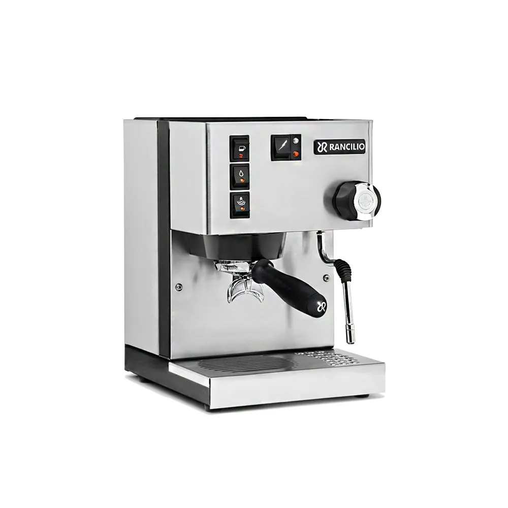 【Rancilio】Silvia 單鍋爐單孔 家用半自動義式咖啡機(經典銀)