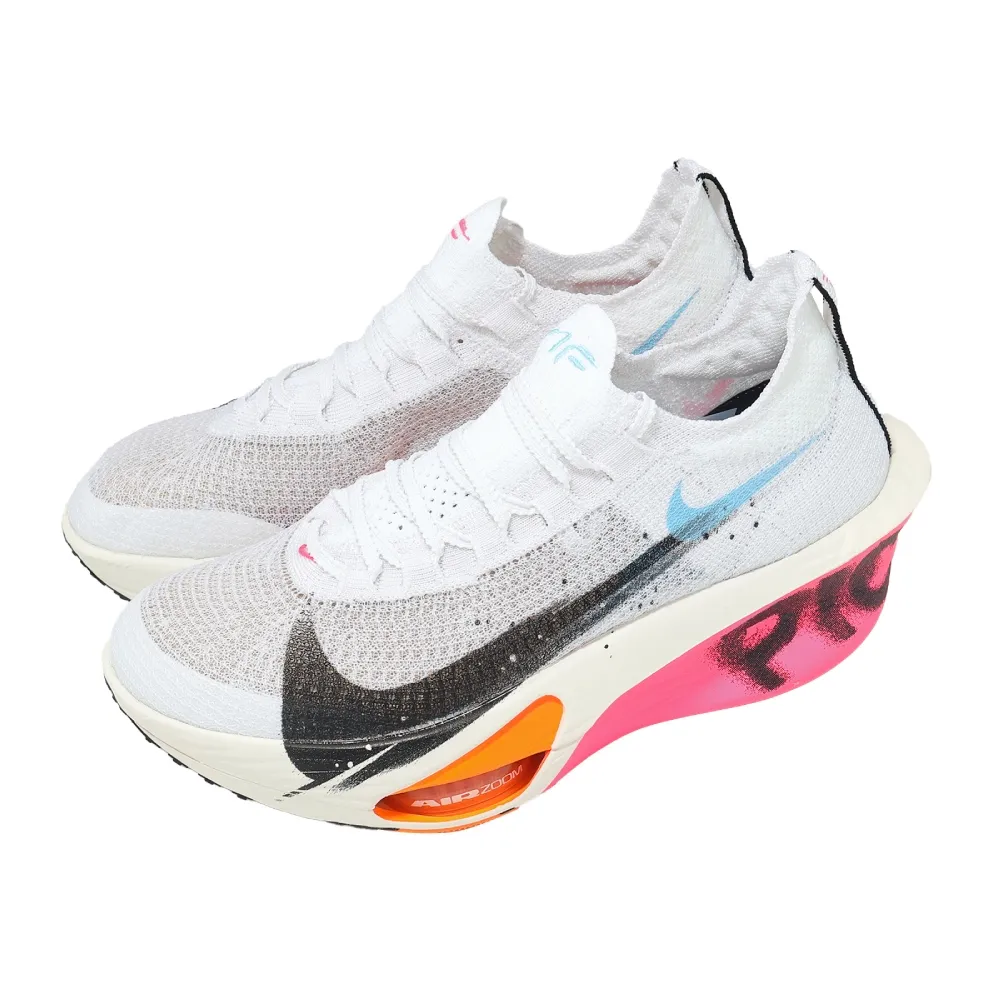 【NIKE 耐吉】競速跑鞋 Air Zoom Alphafly Next% 3 男鞋 碳板 氣墊 鴛鴦 粉紅 藍(IM6673-100)