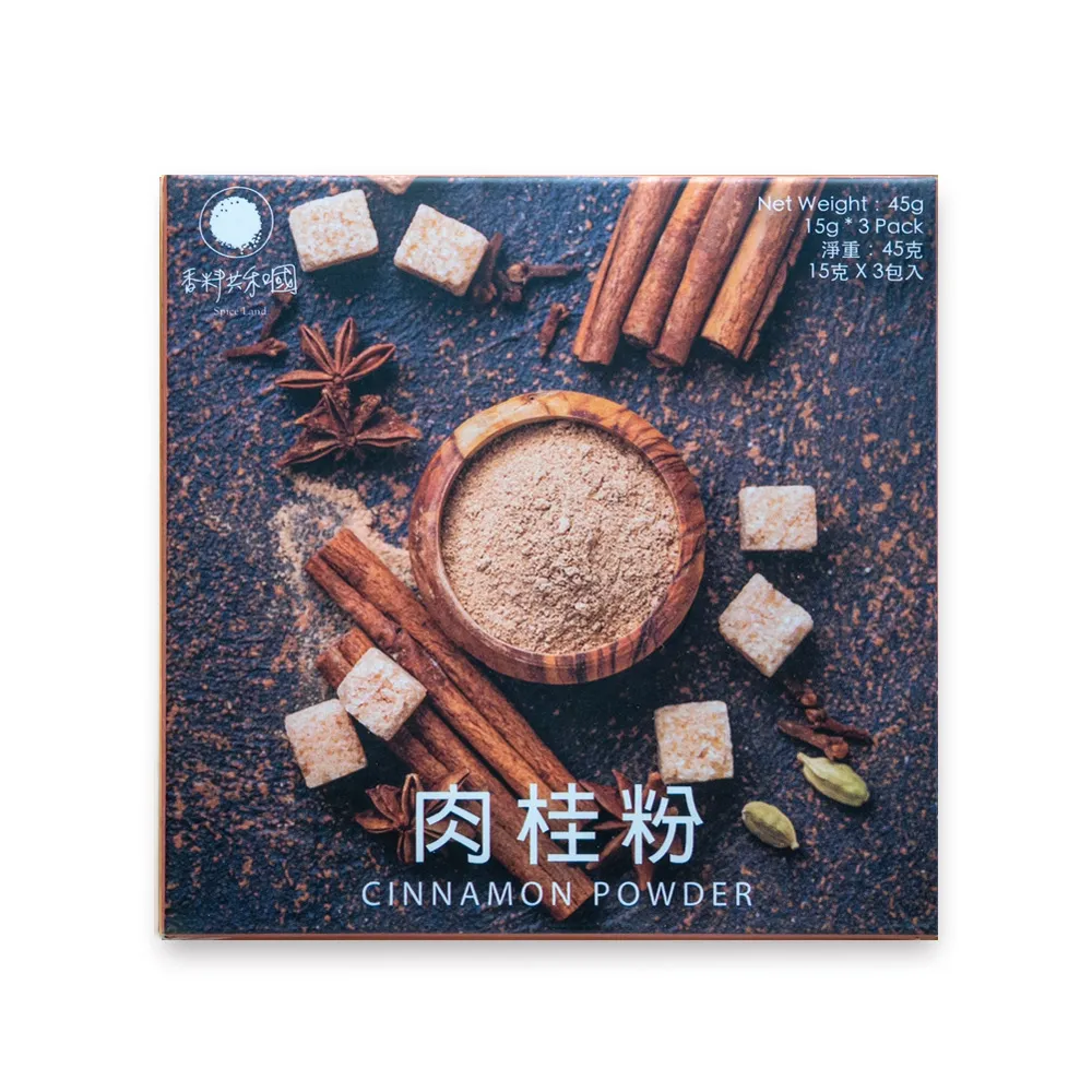 【Spice Land 香料共和國】肉桂粉(3包/盒)