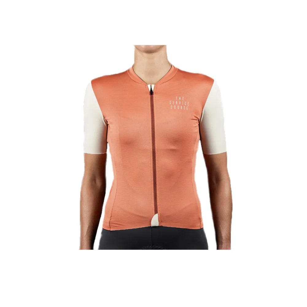 【The Service Course】Women s Race Jersey 女性競賽車衣 秋葉紅