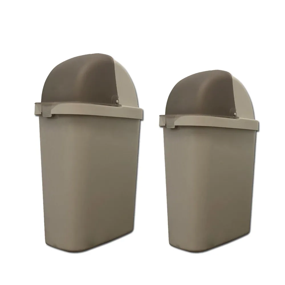 【真心良品】梅恩掀蓋式垃圾桶_9L+15L-4入(C6010/15 年前大 掃除 隙縫專用 公家機關 廚房衛浴 KEYWAY聯府)