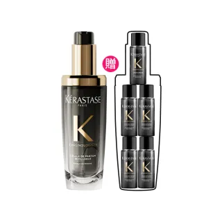 【KERASTASE 巴黎卡詩】黑鑽極萃逆時玫瑰香氛露75ml (新升級/護髮油/木質花香)