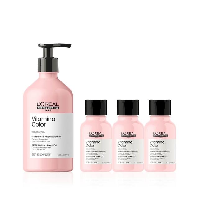 【L’OREAL 巴黎萊雅PRO】絲漾博飽和護色洗髮精500ml(護色首選/染髮必備/護髮/持久)
