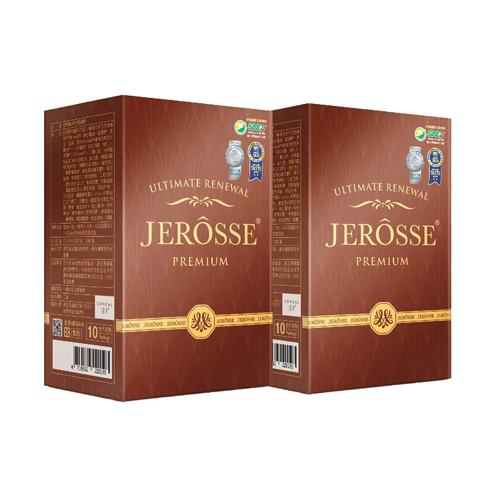 【JEROSSE 婕樂纖】肽纖飲 可可風味 2盒入(快速出貨 10包/盒)