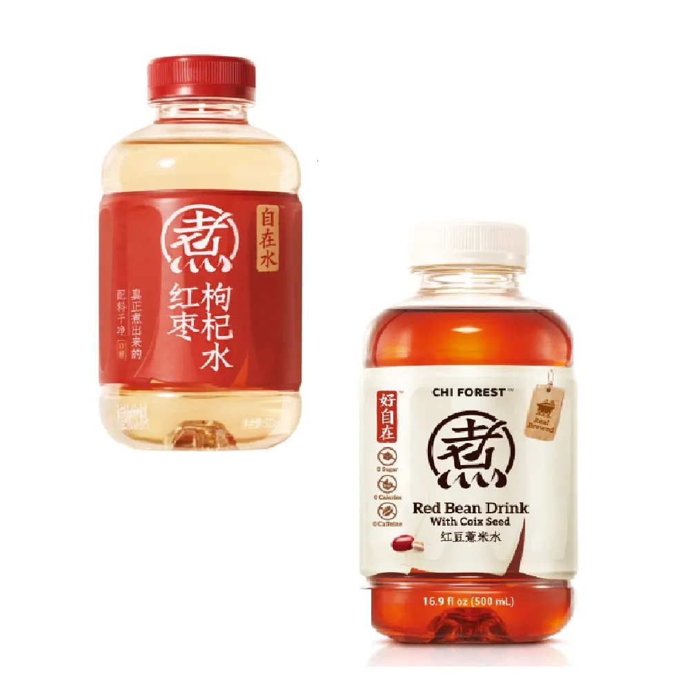 元氣好自在_紅豆薏米水/紅棗枸杞水500ml*15瓶入/箱