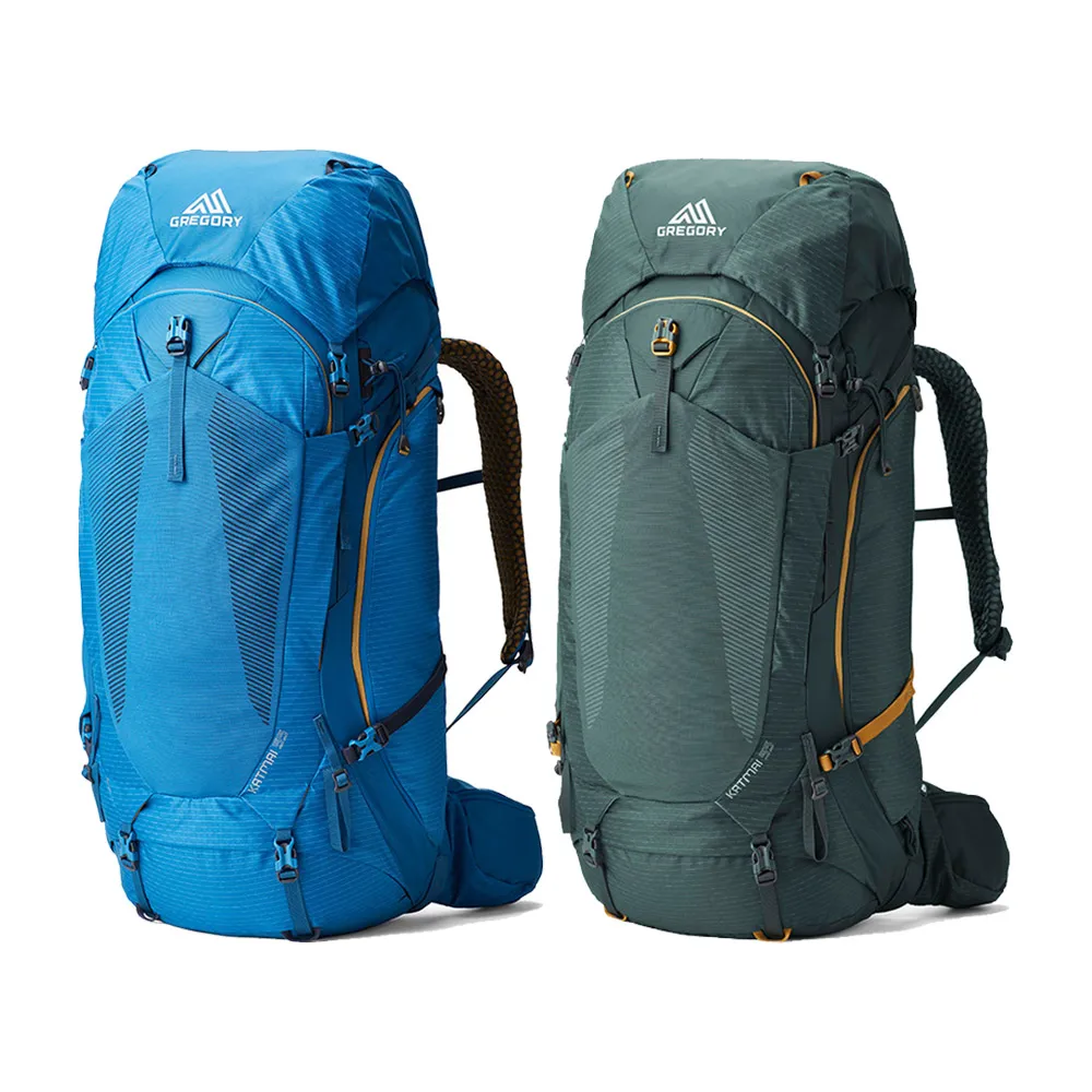 【Gregory官方直營】55L KATMAI 登山背包 異海藍 氧化綠 M/L(附雨罩 負重包 多日登山包 登山包)
