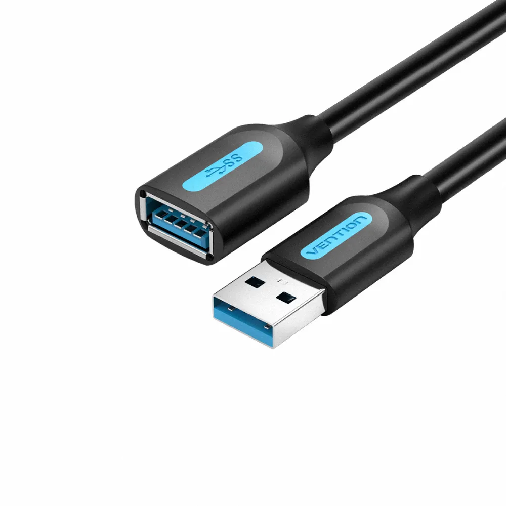 【VENTION 威迅】USB3.0 公對母延長線 0.5M(CBH系列)