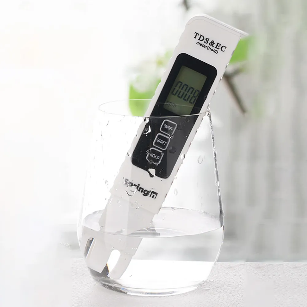 【Teful】高精度TDS水質檢測筆 家用飲用水EC驗水筆測試儀 多合一測試檢驗器 電導率溫度檢測器 水溫計